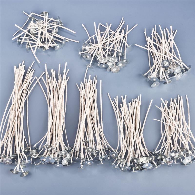 Soy Wax Flake - 30pcs Candle Wicks Low Smoke Pre-Waxed