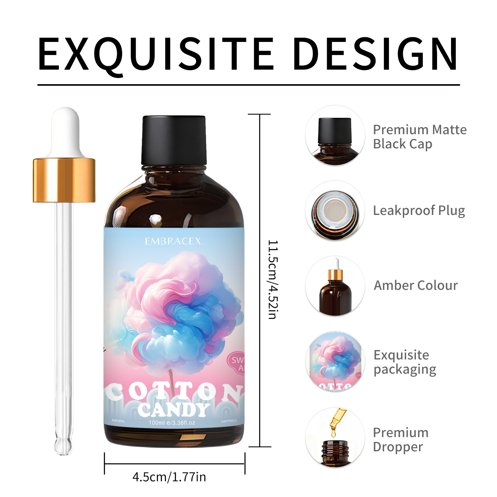 100ml Cotton Candy Essential O - огляд і ціна Home Fragrance Accessories