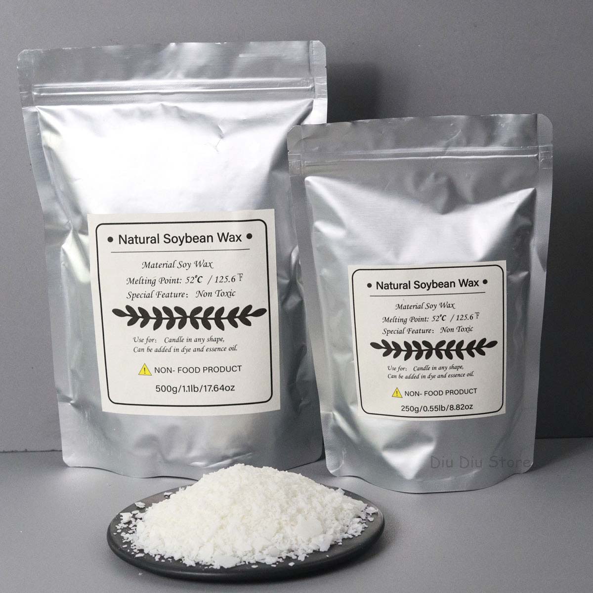 500g/1kg Natural Soy Wax Flake - огляд і ціна Soy Wax Flake