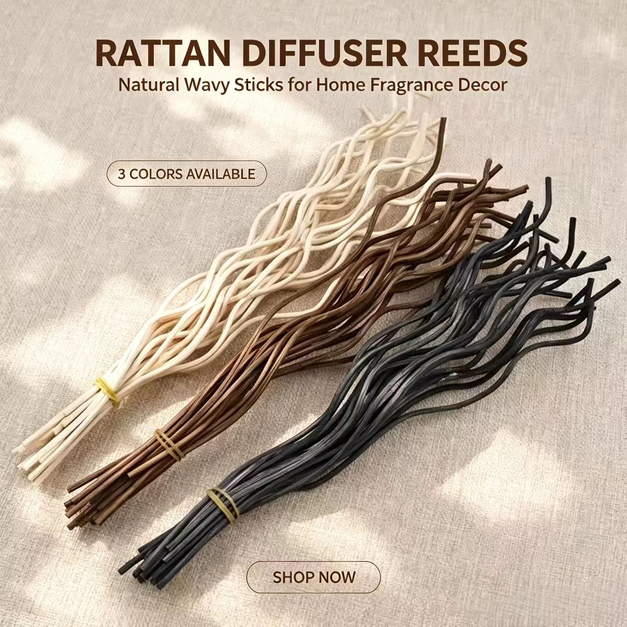 20Pcs Long Wavy Rattan Reed Di - огляд і ціна Reed Diffuser Set