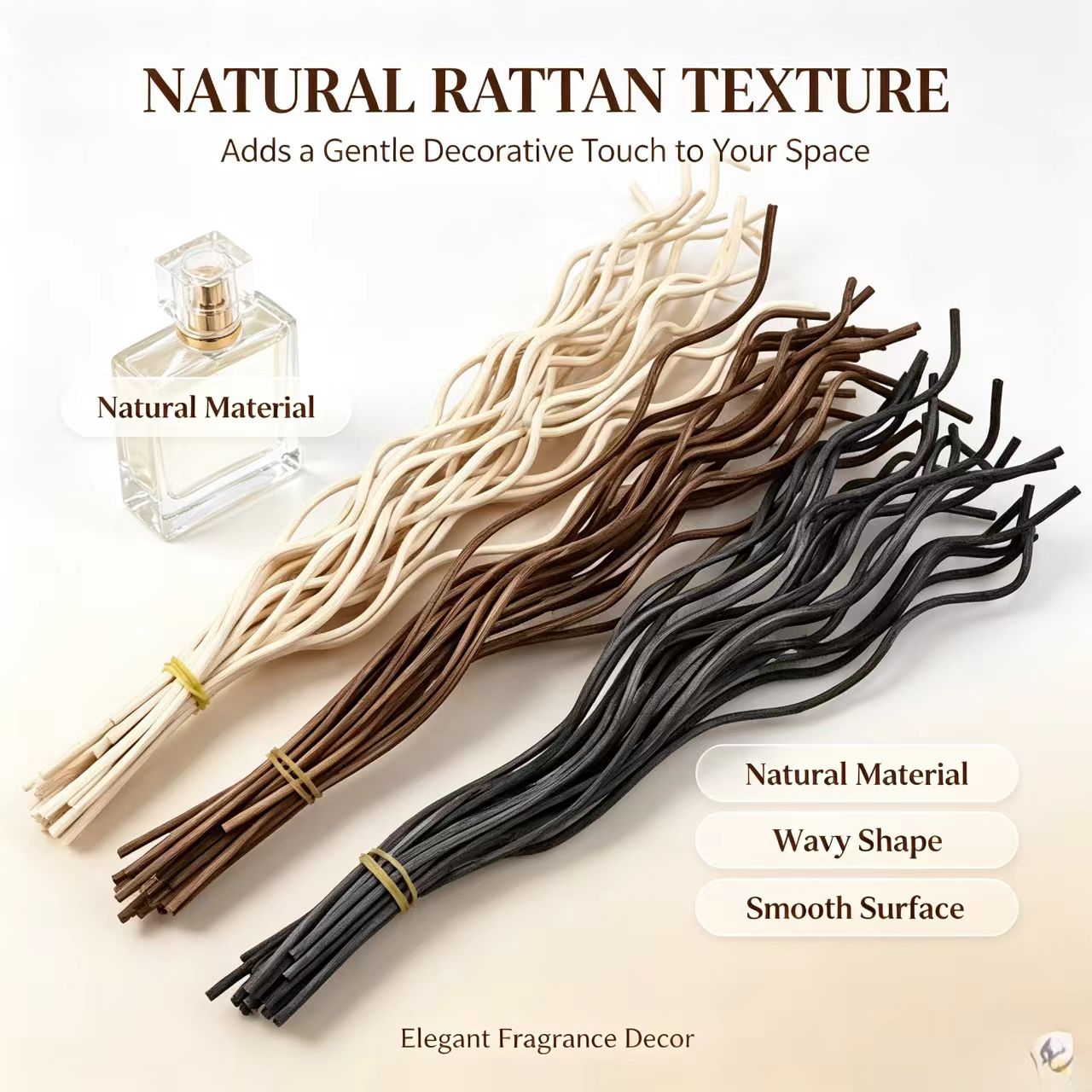 20Pcs Long Wavy Rattan Reed Di - огляд і ціна Reed Diffuser Set