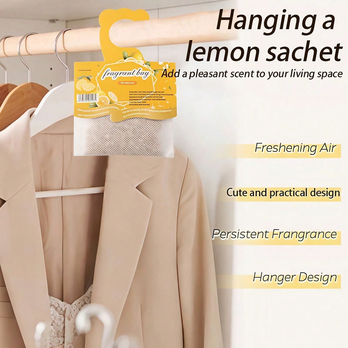 Hanging Lemon Scented Sachets, - огляд і ціна Home Fragrance Oud