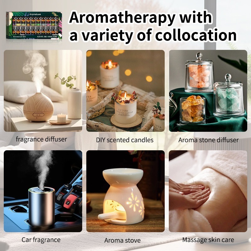 20 Kinds Aromatherapy Essentia - огляд і ціна Reed Diffuser Set